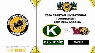 2024 Spartan Invitational Holy Trinity Knights vs WCHS Sabres [upl. by Sundstrom583]