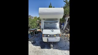 piaggio ape tm camper karavan [upl. by Spada767]