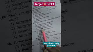 Photosynthesis in higher plants class 11Neet pyq series biology neet ncert neetpyq shorts [upl. by Fatsug362]