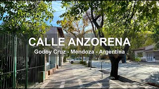 Calle Anzorena  Barrio Bancario  Godoy Cruz  Mendoza  Argentina [upl. by Audres]