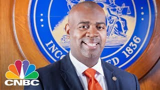 Newark Mayor Ras Baraka Say Hes Excited About Amazon HQ2 Possibility  CNBC [upl. by Nnylannej]