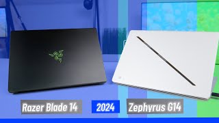 Razer Blade 14 vs Zephyrus G14 Awesome vs Awesome Which one is better [upl. by Rivi348]