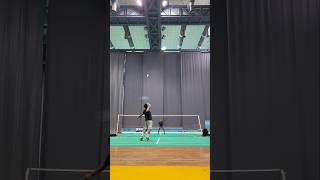 Men Singles Badminton Rally 🏸 sport india badmintongame [upl. by Dunc]