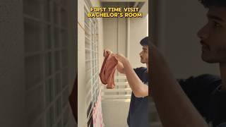 First time visit bachelors room ytshorts short viral [upl. by Nikral]