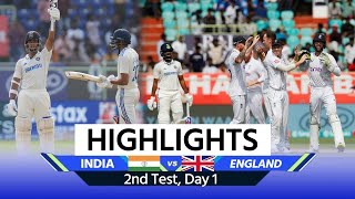 IND vs ENG 2nd Test Day 1 Highlights India vs England Test Match Highlights Today Match Highlights [upl. by Oralie]