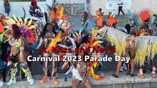 St Kitts and Nevis Carnival 2023 Grand Parade [upl. by Suoivatram139]