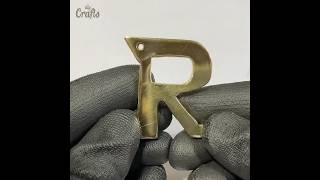 Crafting a Stylish R Letter Keychaindiy handyman shortvideo viralvideo foryou and [upl. by Desi]