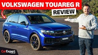 2024 Volkswagen Touareg R inc 0100 amp braking review Performance SUV bargain [upl. by Meares222]