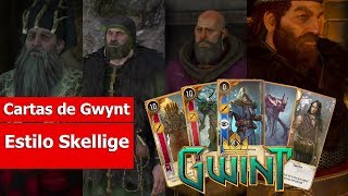 The Witcher III Wild Hunt  Cartas de Gwynt  Estilo Skellige [upl. by Losyram]