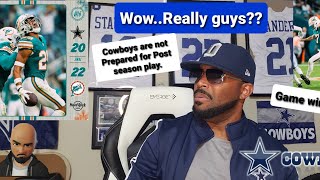 Dallas Cowboys lose the Miami Dolphins 2220  Postgame Reaction [upl. by Kcered]