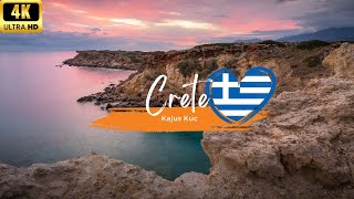 Crete Greece 4K UHD  The Most Beautiful Corners of the Island [upl. by Cristobal]