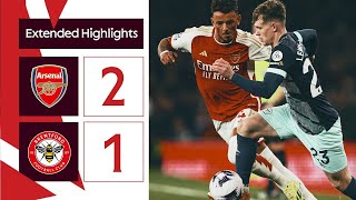 Arsenal 21 Brentford  Extended Premier League Highlights [upl. by Akihsar]