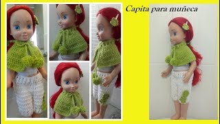 Capita para muñeca a crochet [upl. by Sandro273]