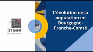 Lévolution de la population de 2015 à 2021 en BourgogneFrancheComté [upl. by Enait]