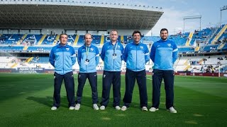 Así viven el partido los jardineros de La Rosaleda [upl. by Yelsnik364]