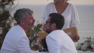 Ibiza Gay Wedding Ceremony  Es Vedra Classcal Guitar [upl. by Samoht]