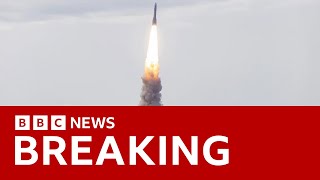 Europes Ariane6 rocket launches  BBC News [upl. by Janicki874]