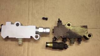 Drum to disc conversion prop valve Part 12 of Ford 9quot install [upl. by Kleon]