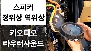 스피커 선 정위상 역위상 알 수 있는 방법 4세대 카니발 MK4 프론트 도어 스피커 교체 시 편리한 방법과 주의점ㆍ카오디오 라우러사운드 이동규 [upl. by Harday]