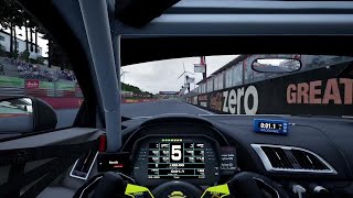 ACC Zolder Audi R8 LMS GT4 2016 Dry Track Guide Hotlap  Telemetry [upl. by Notnert]