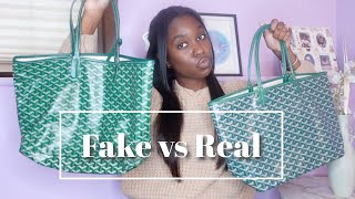 Goyard fake vs real tote [upl. by Asirrom]