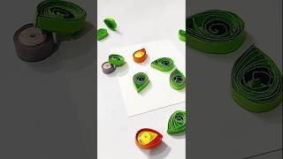 Easy quilling paper flower quilling art craft papercraft shorts viralvideo bts new card [upl. by Aniale634]