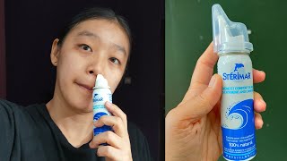 CUCI HIDUNG PAKE STERIMAR NASAL SPRAY SEWAKTU COVID [upl. by Ennaylime463]