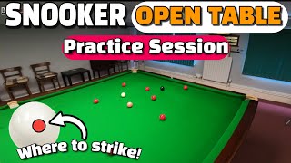 OPEN TABLE BREAKBUILDING  Snooker Tips  Snooker Coaching [upl. by Desimone]