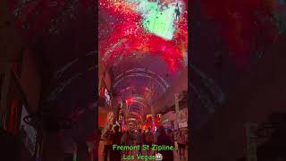 Las Vegas Outdoor Zipline  Fremont Street Experience [upl. by Celinda]