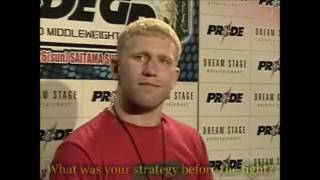 Sergei Kharitonov Post PRIDE Critical Countdown 2005 Interview [upl. by Ohnuj]