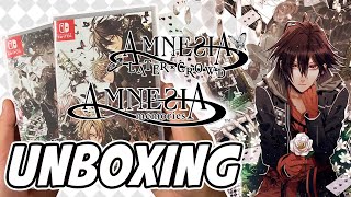 Amnesia Memories  Amnesia Later X Crowd Nintendo Switch Unboxing [upl. by Freeland]