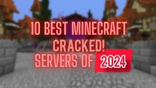 THE BEST CRACKED MINECRAFT JAVA SERVERS for Tlauncher and pojavlauncher [upl. by Aiciled828]