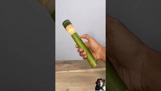 Bamboo flashlight bamboo led light diy bambooart new ballerina crafts femaleathletic [upl. by Abate]