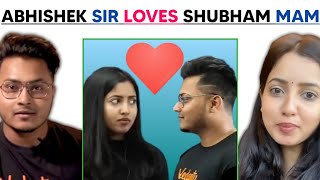 Abhishek sir loves Shubham mam  Shorts  Abhishek sir vedantu funny moments  vedantu 9 and 10 [upl. by Adrian]