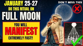 ✅Full Moon January 2024 Ritual  Manifest Anything Extrememly Fast💛  Leo Full Moon 2024 [upl. by Eckblad674]