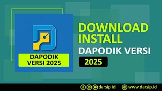 CARA INSTAL DAPODIK 2025  ONLINEOFLINE [upl. by Bucella606]