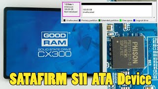 FIXING problem Disk Unknow not initialized  SATAFIRM S11 REPAIR SSD  Kingston sa400 GoodRam cx300 [upl. by Ilam]