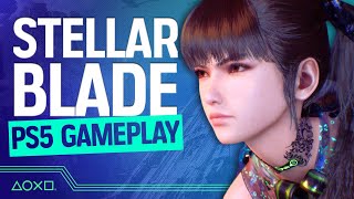 Stellar Blade  90 Minutes of PS5 Gameplay [upl. by Ahsiekal]