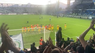 👏🏼SQUADRA sotto la CURVA NORD dopo il PAREGGIO CONTRO IL PISA  Frosinone  Pisa [upl. by Tenn]