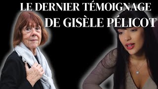 LE DERNIER TÉMOIGNAGE DE GISÈLE PÉLICOT [upl. by Aseel]