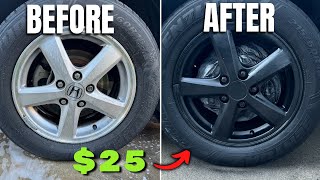 How To Plasti Dip Rims in 5 MINS [upl. by Kiele]