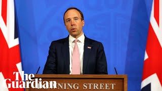 Matt Hancock leads Downing Street Covid briefing – watch live [upl. by Noside]