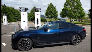 BMW i4  First road trip  Luxembourg France Switzerland Italy  part 1 [upl. by Orlene]