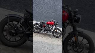 King Bobber RE Meteor 350 with Split Seat by volcano garage bobber  meteor 350 [upl. by Keri]