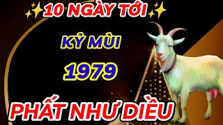 BẤT NGỜ SỰ THẬT 10 NGÀY TỚI  KỶ MÙI 1979 PHÁT TÀI CỰC MẠNH  LÀM ĂN TRÚNG LỚN  PHẤT LÊN CỰC GIÀU [upl. by Emilee]