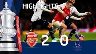 ARSENAL vs TOTTENHAM HOTSPUR 20 Official Goals amp Highlights FA Cup Third Round [upl. by Sivlek]