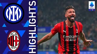 Inter 12 Milan  Giroud trascina il Milan in una rimonta mozzafiato  Serie A TIM 202122 [upl. by Best]