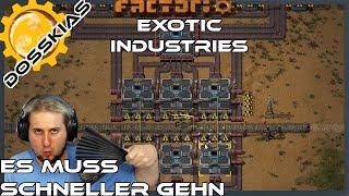 Factorio  Exotic Industries  Doppelt hält besser  68 Livestream 20082024 56 [upl. by Enajiram450]