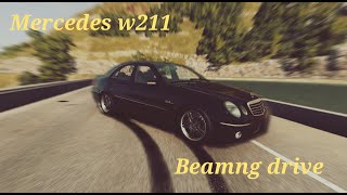 Mercedes W211 crash [upl. by Suoivatnod]