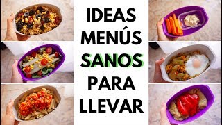 Ideas de menús sanos para llevar [upl. by Eiffub]